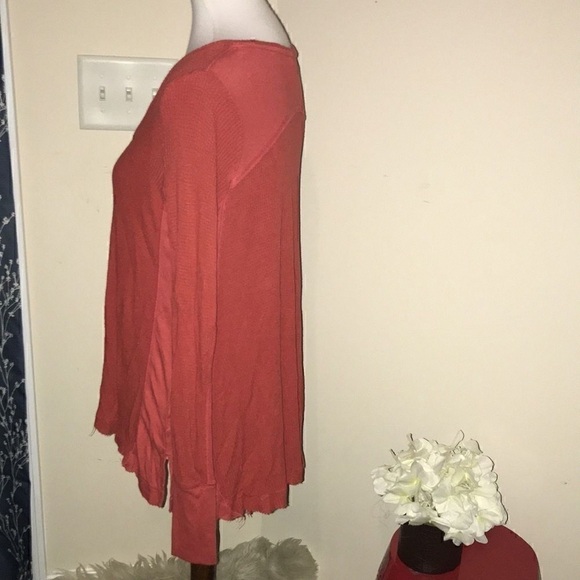 Chic Rust Long Sleeve Women's Top - Picture 3 of 3